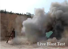 blast resistant live blast test